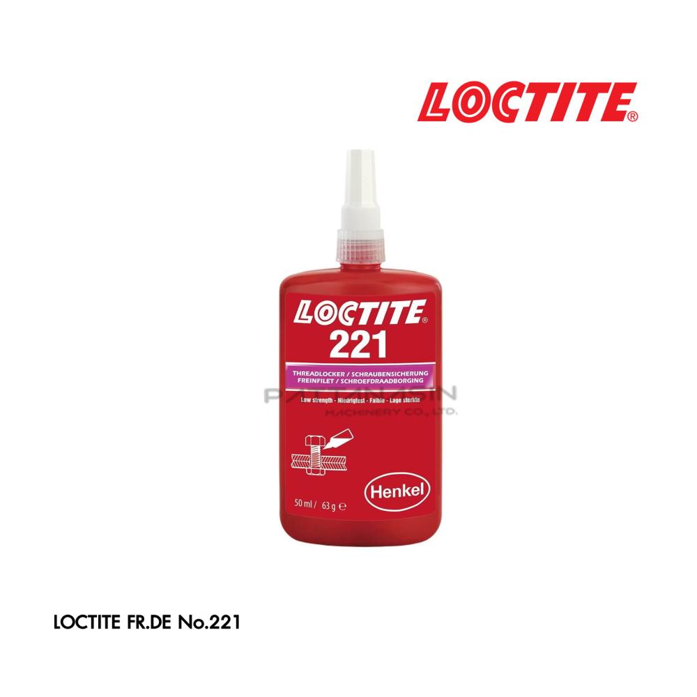 น้ำยาล็อคเกลียว LOCTITE FR.DE No.221,น้ำยาล็อคเกลียว,Loctite,Machinery and Process Equipment/Lubricants