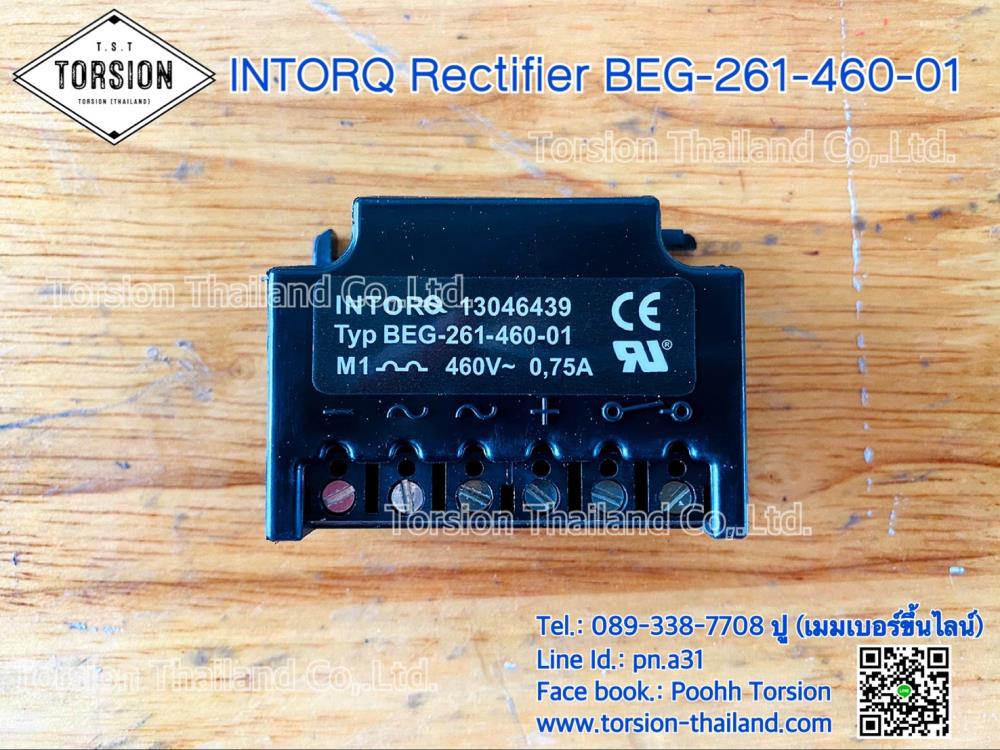 INTORQ เบรค Rectifier BEG-261-460-01,Rectifier , INTORQ , BEG-261-460-01 , BEG,INTORQ,Electrical and Power Generation/Electrical Components/Rectifiers