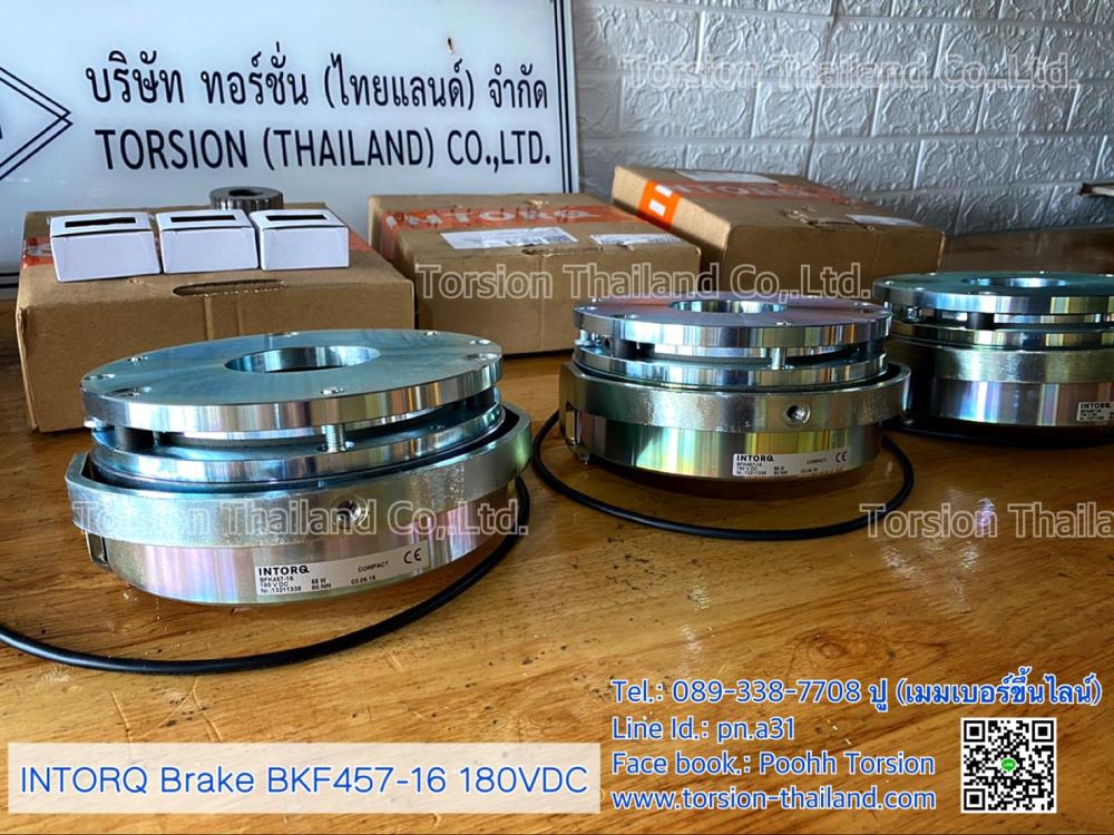 INTORQ Brake BFK457-16 180VDC,brake motor , intorq , มอเตอร์เบคร , เบรค , BFK457-16 ,INTORQ,Machinery and Process Equipment/Brakes and Clutches/Brake