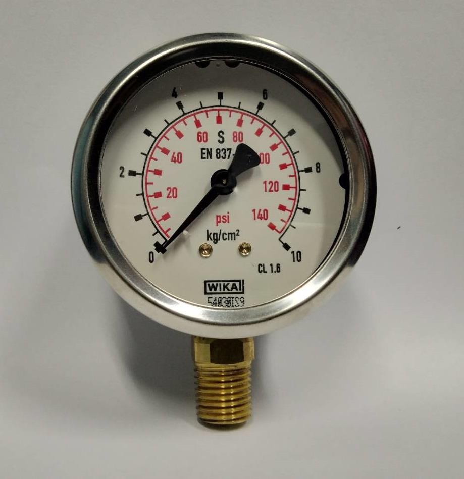 Wika Pressure Gauge 2.5" (0-10kg),Wika,Pressure Gauge,Gauges ,เพรชเชอร์เกจ,เกจวัดแรงดัน,,Wika,Instruments and Controls/Gauges
