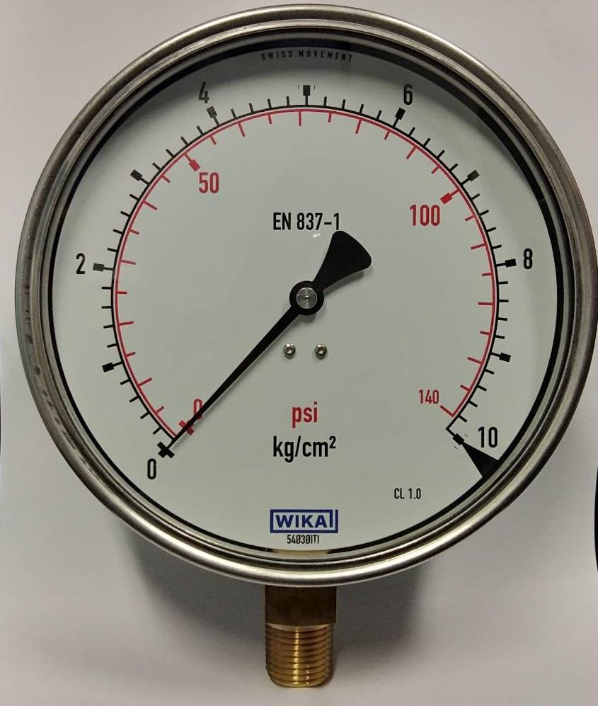 Wika Pressure Gauge 6" (0-10kg),Wika,Pressure Gauge,Gauges ,เพรชเชอร์เกจ,เกจวัดแรงดัน,,Wika,Instruments and Controls/Gauges