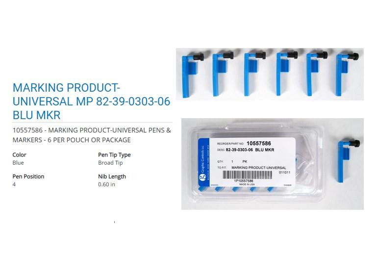 Graphic Controls Fiber Tip Pen Blue #10557586 รุ่น 155S175-6