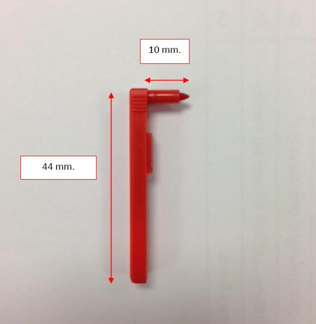 ABB Fiber Tip Pen Red (Pack of 5) รุ่น 500S1150-1,ABB , Fiber Tip Pen ,ABB,Instruments and Controls/Recorders