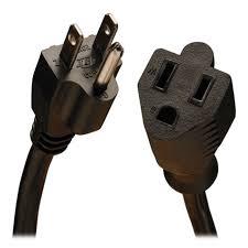 AC Power Cords (CORD 16AWG NEMA5-15P - 5-15R 1 "),AC Power Cords,,Electrical and Power Generation/Electrical Components/Cable