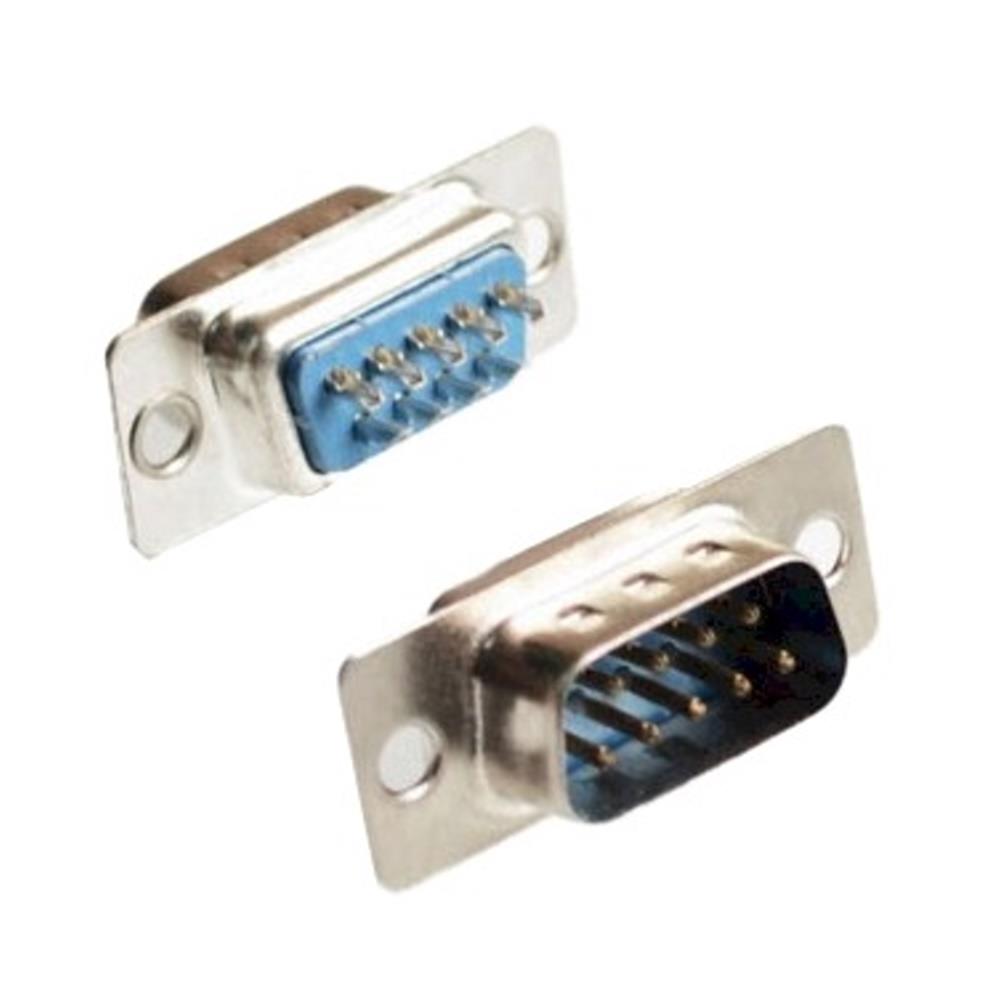 DB9 D-sub Connector 9 Pin RS232 Serial Port Connector Male Solder Type,Port Extension Male Cable,,Electrical and Power Generation/Electrical Components/Electrical contact