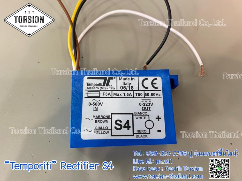 Temporiti Rectifier S4,Temporiti Rectifier S4 , S4 ,Rectifier , Temporiti , ceane rectifer , เครน ,Temporiti,Electrical and Power Generation/Electrical Components/Rectifiers