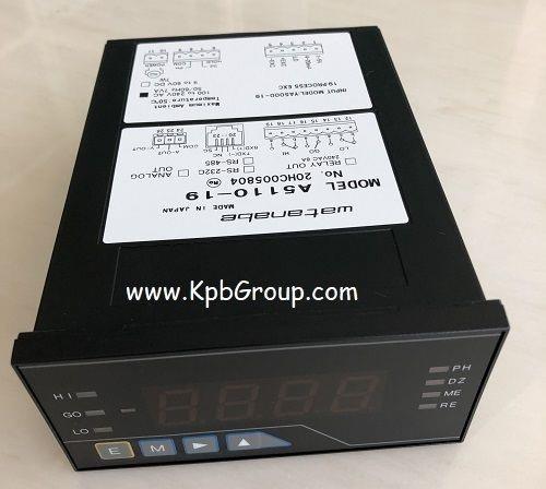 WATANABE Digital Panel Meter A511X-19 Series,A5110-19, A5111-19, A5112-19, A5113-19, A5114-19, A5115-19, A5116-19, A5117-19, WATANABE, ASAHI, ASAHI KEIKI, Digital Meter, Digital Panel Meter, DC Voltmeter,WATANABE,Instruments and Controls/Meters