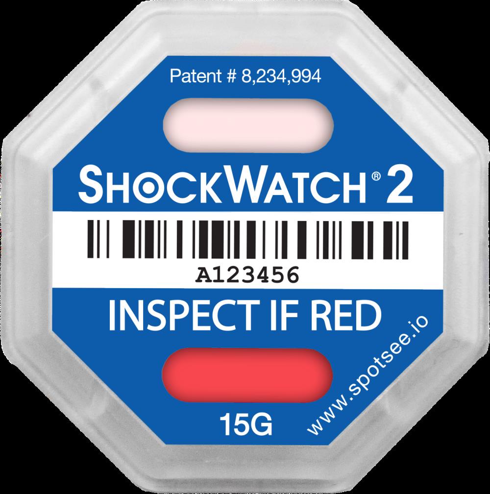Impact indicator ShockWatch RFID Impact Damage Indicator Tag,Impact indicator ShockWatch,ShockWatch,Instruments and Controls/Indicators