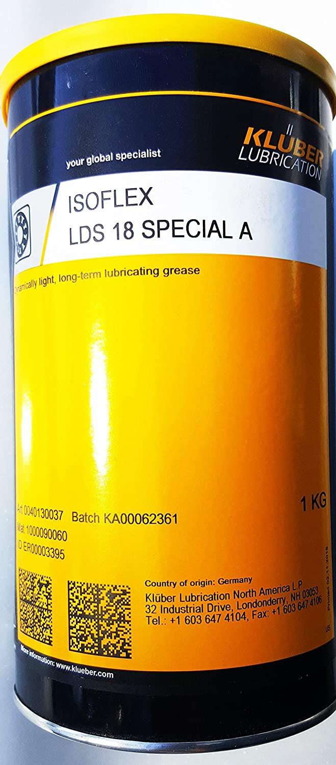 KLUBER  ISOFLEX LDS 18 Special A Long-term lubricating grease,Kluber ISOFLEX LDS 18 Special A,Kluber,Hardware and Consumable/Industrial Oil and Lube