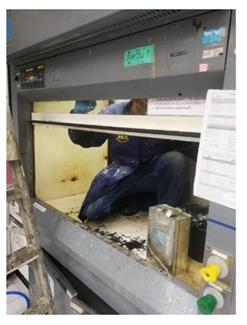 งานซ่อมตู้ดูดควัน (Fume Hood), Biosafety Cabinet