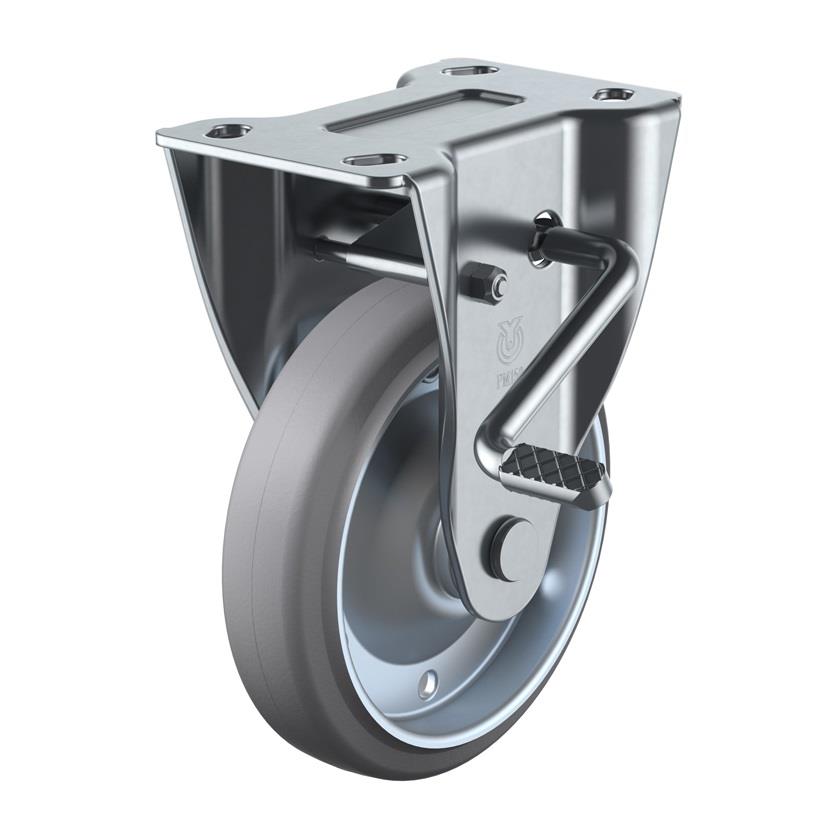 YUEI Caster PMR-WBLB[R]-G Series,PMR-WBLB(R)-G, PMR-LB(R), WB-G, PMR-130WBLB(R)-G, PMR-150WBLB(R)-G, PMR-200WBLB(R)-G, YUEI Caster, YUEI Caster, Wheel, YUEI Wheel, ล้อ,YUEI,Materials Handling/Casters