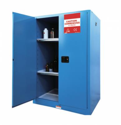 ตู้เก็บสารเคมี สำหรับจัดเก็บสารกัดกร่อนBlue chemical storage cabinet For corrosive liquid 