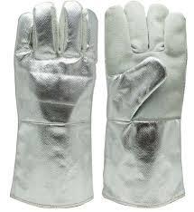 ถุงมือหนัง / อลูมิไนซ์ #HG-1250