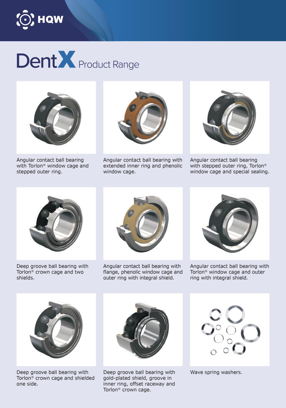 DentX High Precision Dental Bearings ตลับลูกปืนความเที่ยงตรงสูงทางทันตกรรม