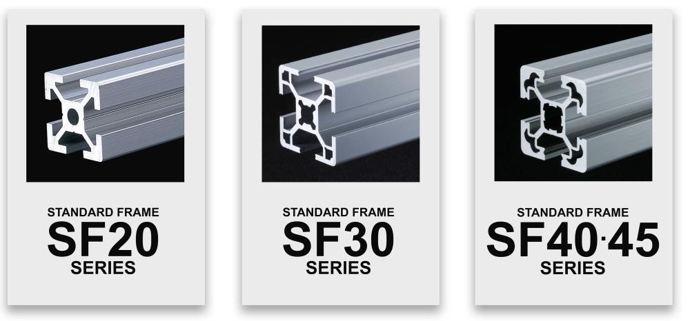 อลูมิเนียมโปรไฟล์ SF-series 20x20, 30x30, 40x40, 45x45,อลูมิเนียม อลูมิเนียมโปรไฟล์ Aluminum Profile,SUS,Metals and Metal Products/Aluminum