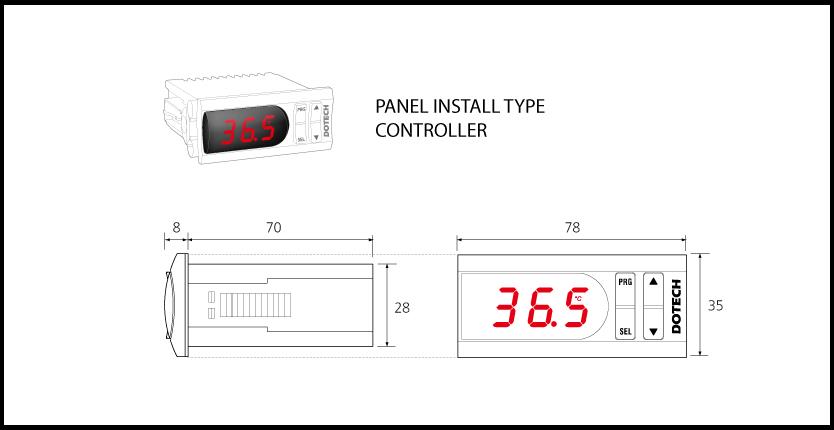 FX3DH Digital Temp & Humidity Controller ชุดควบคุมอุณหภูมิ-ความชื้น