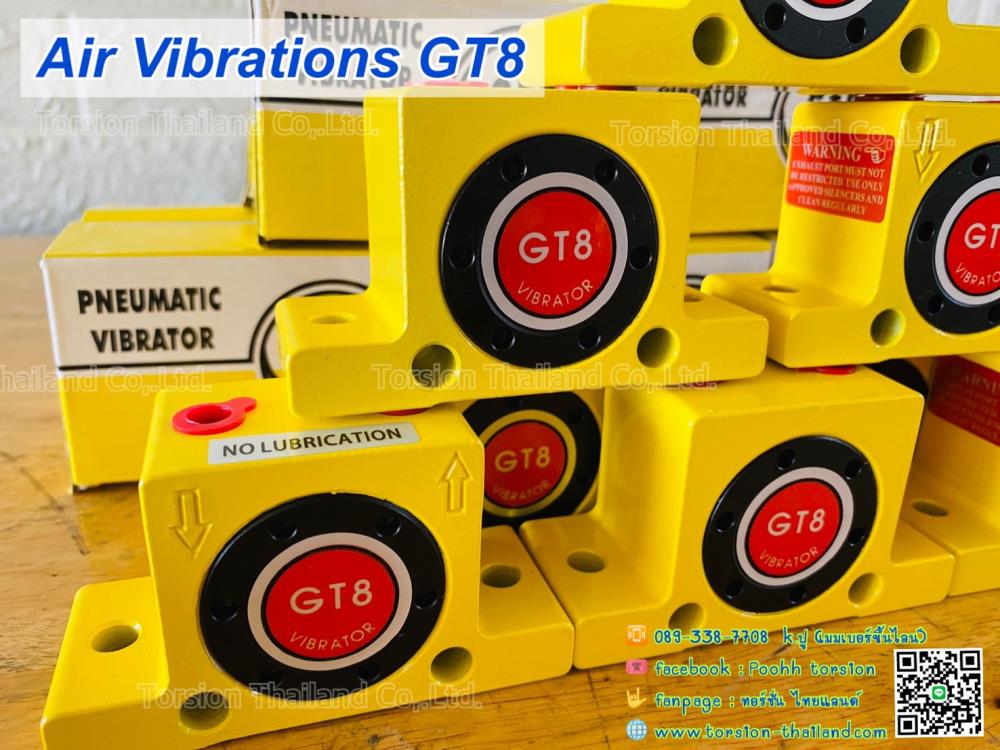 GT8 Air Vibration อุปกรณ์สั่นสะเทือนระบบลม,อุปกรณ์สั่นสะเทือนระบบลม , GT8 , Air Vibrations , Air Vibration , Vibration , สั่น , เขย่า , อุปกรณ์สั่นสะเทือนระบบลม , Pneumatic , อุปกรณ์ระบบลม , เครื่องสั่นระบบลม , เครื่องสั่นลม,-,Machinery and Process Equipment/Equipment and Supplies/Vibration Control