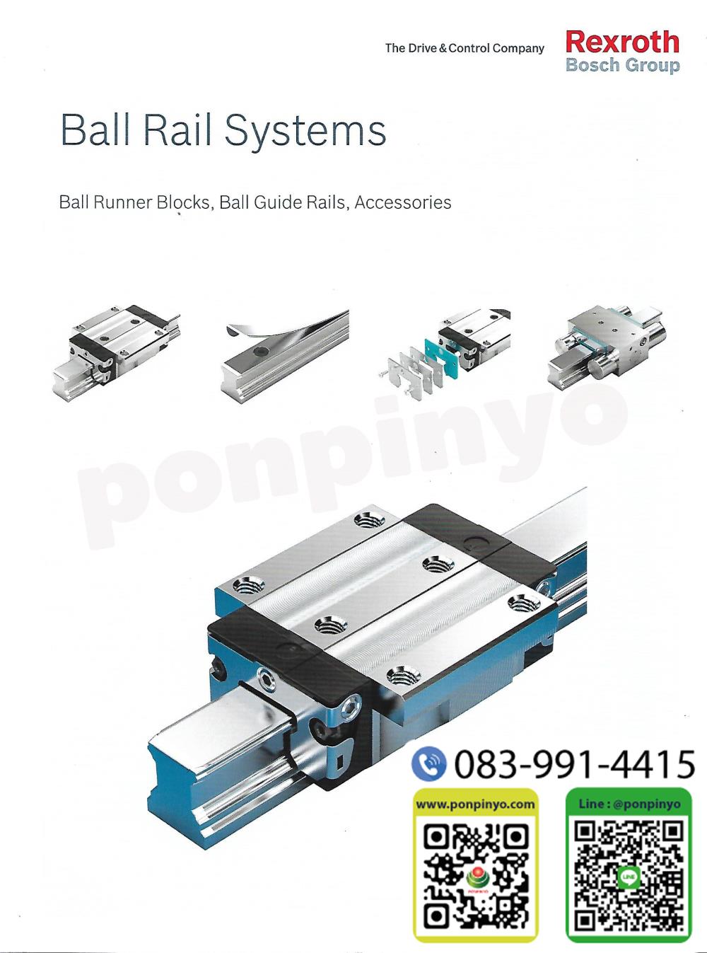 Ball Rail Systems, Ball Runner, Ball Guide Rails,Ball Rail Systems,Ball Runner,Ball Guide Rails,Rexroth,Rexroth,Machinery and Process Equipment/Bearings/Linear