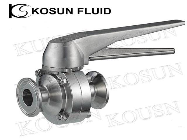 Butterfly valve SS trigger handle