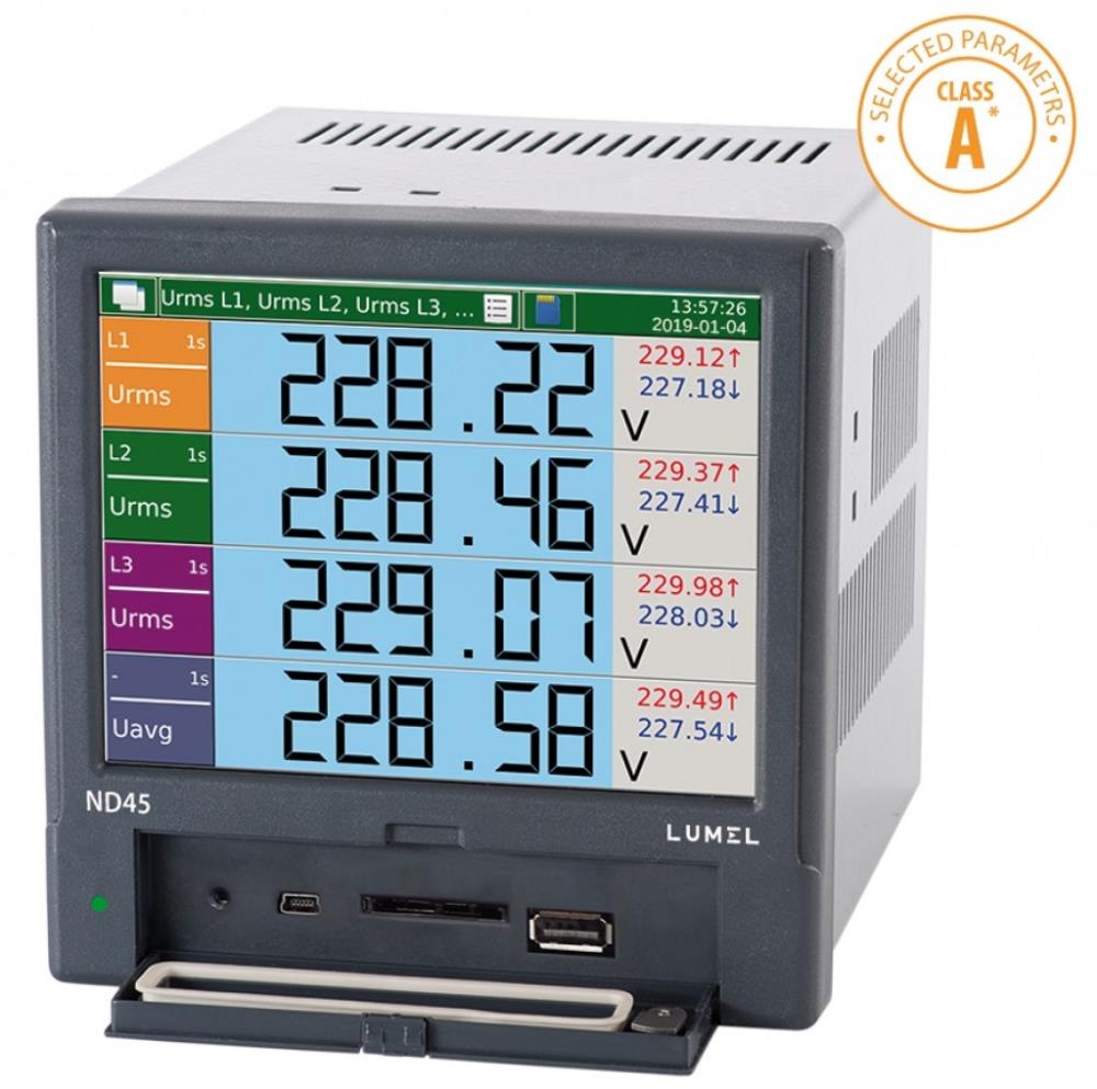 Power network analyzer / recorder ND45,recorder,LUMEL,Instruments and Controls/Meters