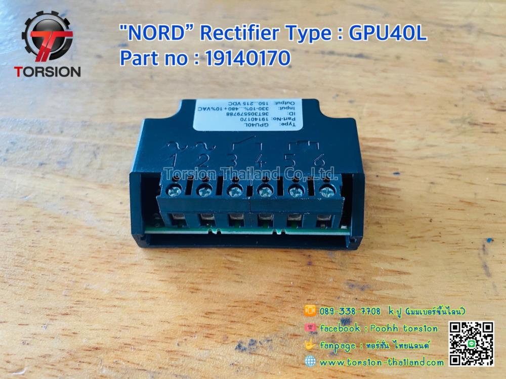 NORD Rectifier Type : GPU40L