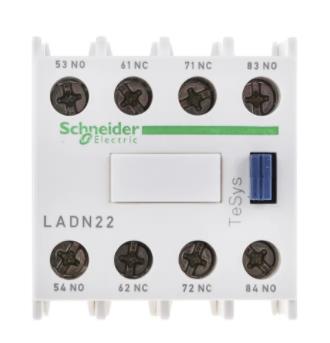 Schneider , LADN22, Electric Tesys Auxiliary Contact Block, Front mount Aux contact 2NO + 2NC,ชไนเดอร์อิเล็คทริค, Electric Tesys Auxiliary Contact Block, relay, รีเลย์,  Schneider, LADN22,Schneider,Electrical and Power Generation/Electrical Components/Relay