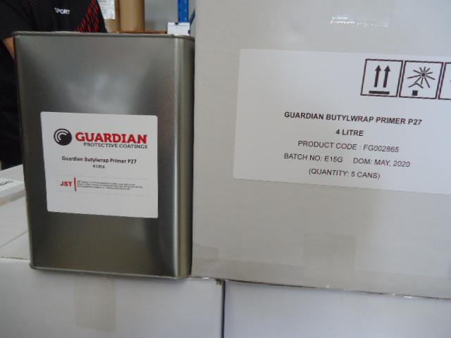 Guardian Butylwrap Primer P27 (AWWA C209 / AWWA C214),Guardian Butylwrap Primer,Guardian,Industrial Services/Corrosion Protection