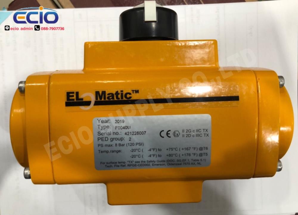 El-O-Matic F-Series Pneumatic Actuator ตัวกระตุ้นแบบนิวเมติก,El-O-Matic F-Series Pneumatic Actuator FD0040,El-O-Matic,Machinery and Process Equipment/Actuators