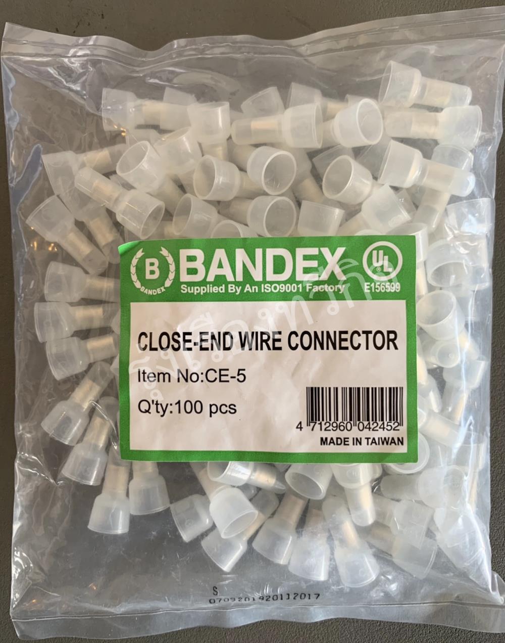 Close End Wire Connector (หัวหมวกย้ำสาย) CE5,Close End Wire Connector (หัวหมวกย้ำสาย) CE5,,Plant and Facility Equipment/HVAC/Equipment & Supplies