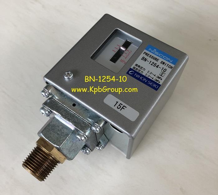 NIHON SEIKI Pressure Switch BN-1254-10,BN-1254-10, NISCON, NIHON SEIKI, Pressure Switch,NISCON,Instruments and Controls/Switches