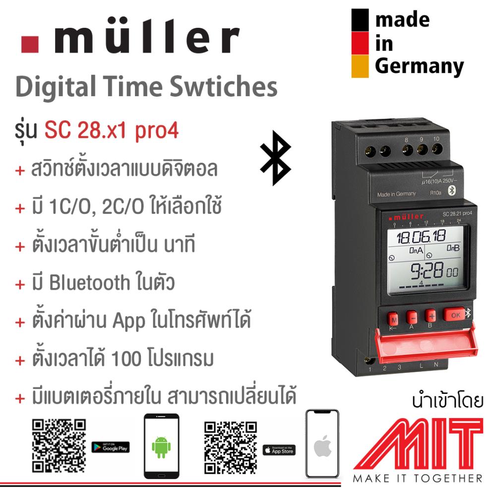 Digital Time Switches,Time Switches,Muller,Instruments and Controls/Timer
