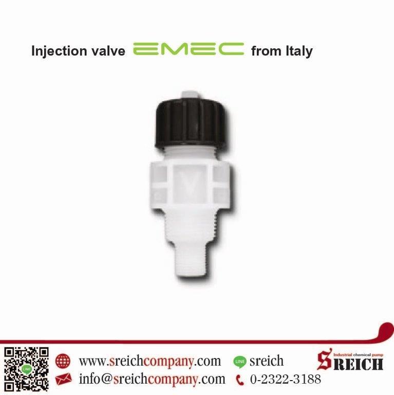 Injection valve 4x6 mm. วาล์วกันน้ำย้อนกลับ สำหรับเคมี,Injection Valve,อินเจ็คชั่นวาล์ว,วาล์วกันกลับ,เช็ควาว,EMEC,Pumps, Valves and Accessories/Maintenance Supplies