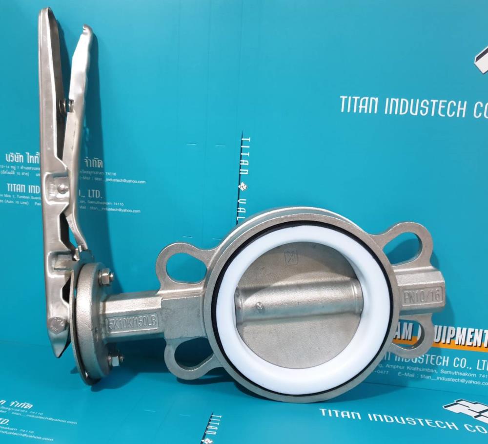 BUTTERFLY VALVE , SEAT PTFE , DISC STAINLESS STEEL