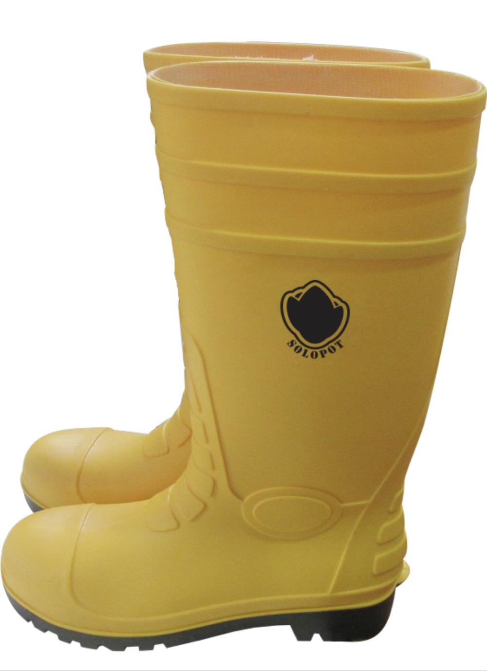 รองเท้าบู๊ทนิรภัย,รองเท้าบู๊ทหัวเหล็ก,SOLOPOT,Plant and Facility Equipment/Safety Equipment/Foot Protection Equipment