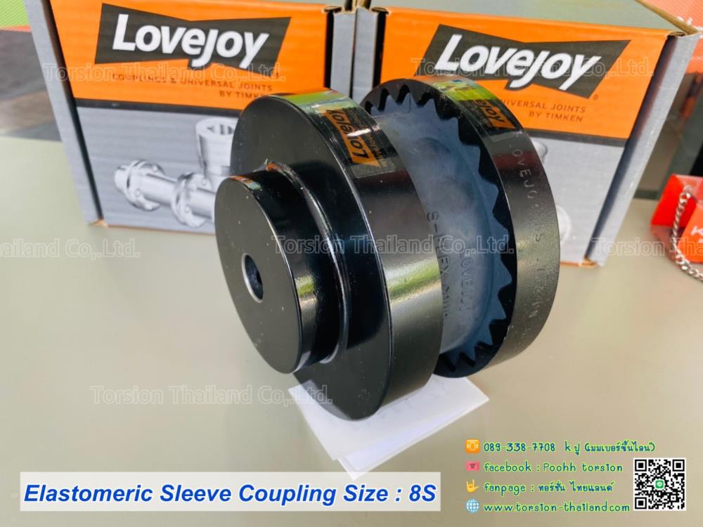 ES (Elastomeric Sleeve) Coupling Size 8S,ES (Elastomeric Sleeve) Coupling , Elastomeric Sleeve Coupling , Elastomeric , Elastomeric Sleeve , Coupling , คัปปลิ้ง , S8 , 8S,-,Electrical and Power Generation/Power Transmission