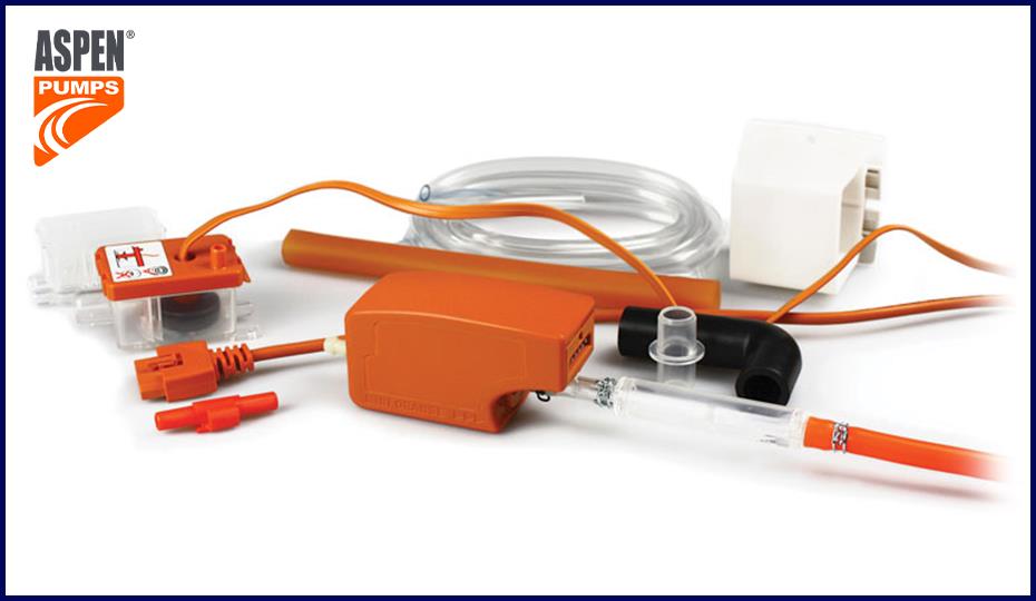 Silent+ Mini Orange : ปั๊มเดรนน้ำทิ้ง กาลักน้ำแอร์ ปั๊มน้ำทิ้งจากระบบทำความเย็น (Condensate Drain Pumps)