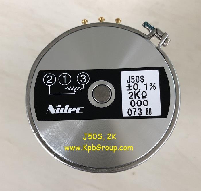 NIDEC Potentiometer J50S 2K,J50S, J50S-2K, NIDEC, Potentiometer,NIDEC,Instruments and Controls/Potentiometers