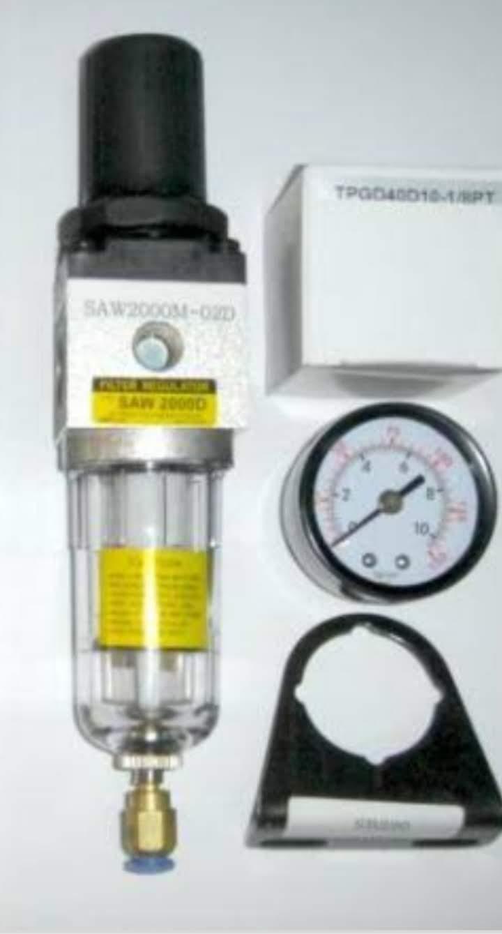 SAW210-02D Filter Regulator Lubricator 2 Unit Size 1/4" Auto  Pressure แรงดัน 0-10 bar กรอง ฝุ่น น้ำ อัตโนมัติ Korea ส่งฟรีทั่วประเทศ,SAW210-02D Filter Regulator Lubricator 2 Unit Size 1/4",SAW210-02D Filter Regulator Lubricator 2 Unit Size 1/4" korea,SKP,Machinery and Process Equipment/Filters/Air Filter