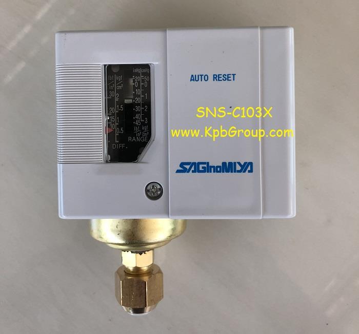 SAGINOMIYA Pressure Switch SNS-C103X,SNS-C103X, SAGINOMIYA, Pressure Switch, Pressure Switch,SAGINOMIYA,Instruments and Controls/Switches