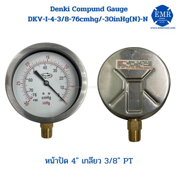  COMPOUND GAUGE ,Pressure gauge,DENKI ,DENKI,Instruments and Controls/Gauges