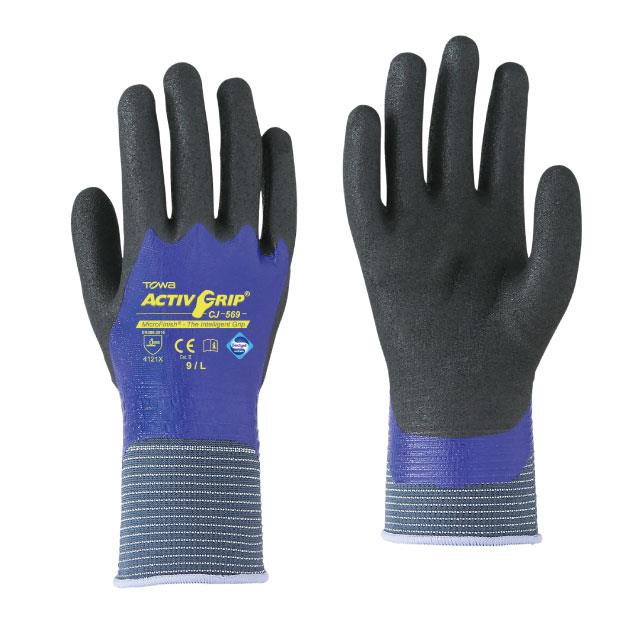 ถุงมือ ActivGrip CJ-569,ถุงมือผ้าไนล่อนเคลือบไนไตร, ActivGrip CJ-569,Plant and Facility Equipment/Safety Equipment/Gloves & Hand Protection