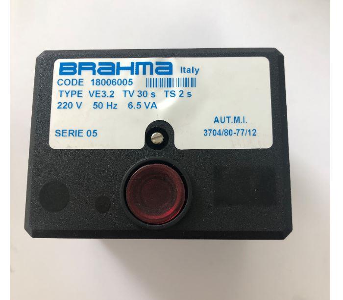 Brahma VE3.2 gas control box TV 30 s TS 2s 220V 50 Hz 6.5 VA Series 05,Brahma VE3.2,Brahma,Instruments and Controls/Controllers