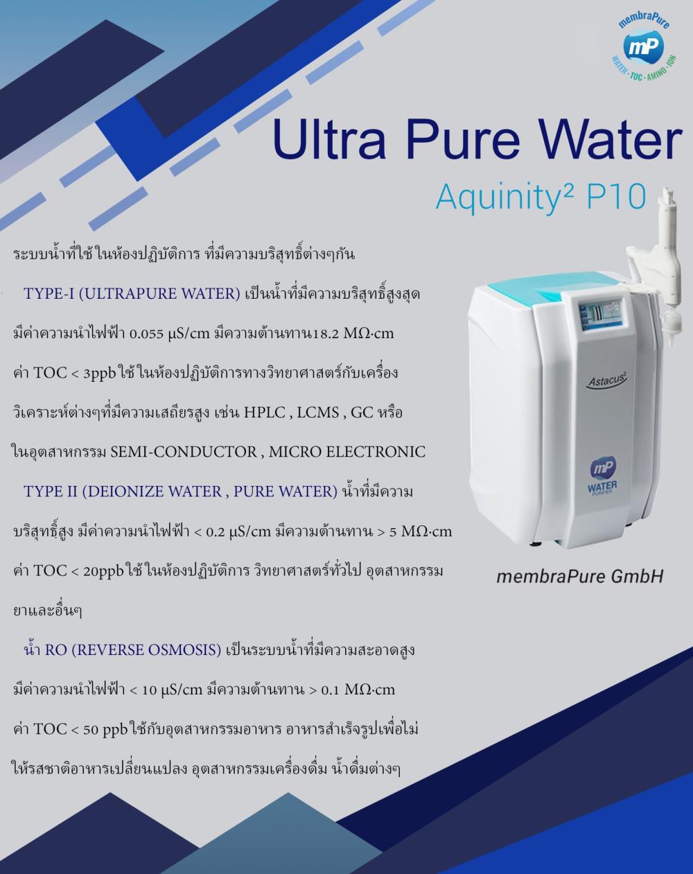 Ultra Pure Water