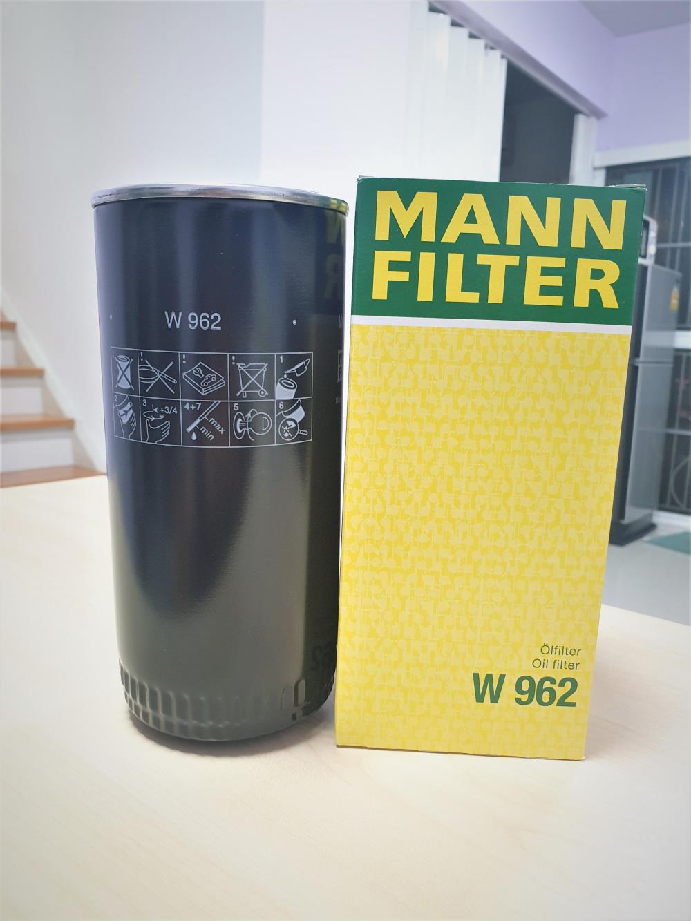 W962 Oil filter MANN FILTER,Oil Filter ไส้กรอกน้ำมัน,Mann Filter,Machinery and Process Equipment/Filters/Filter Media & Filter Element