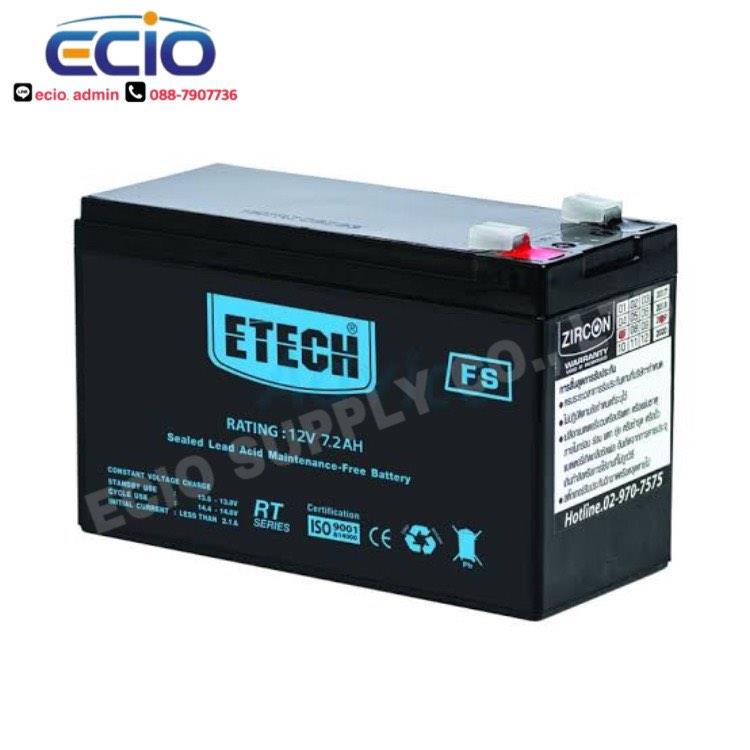 Battery 7.2Ah 12V,Battery 7.2Ah 12V,ETECH,Electrical and Power Generation/Batteries