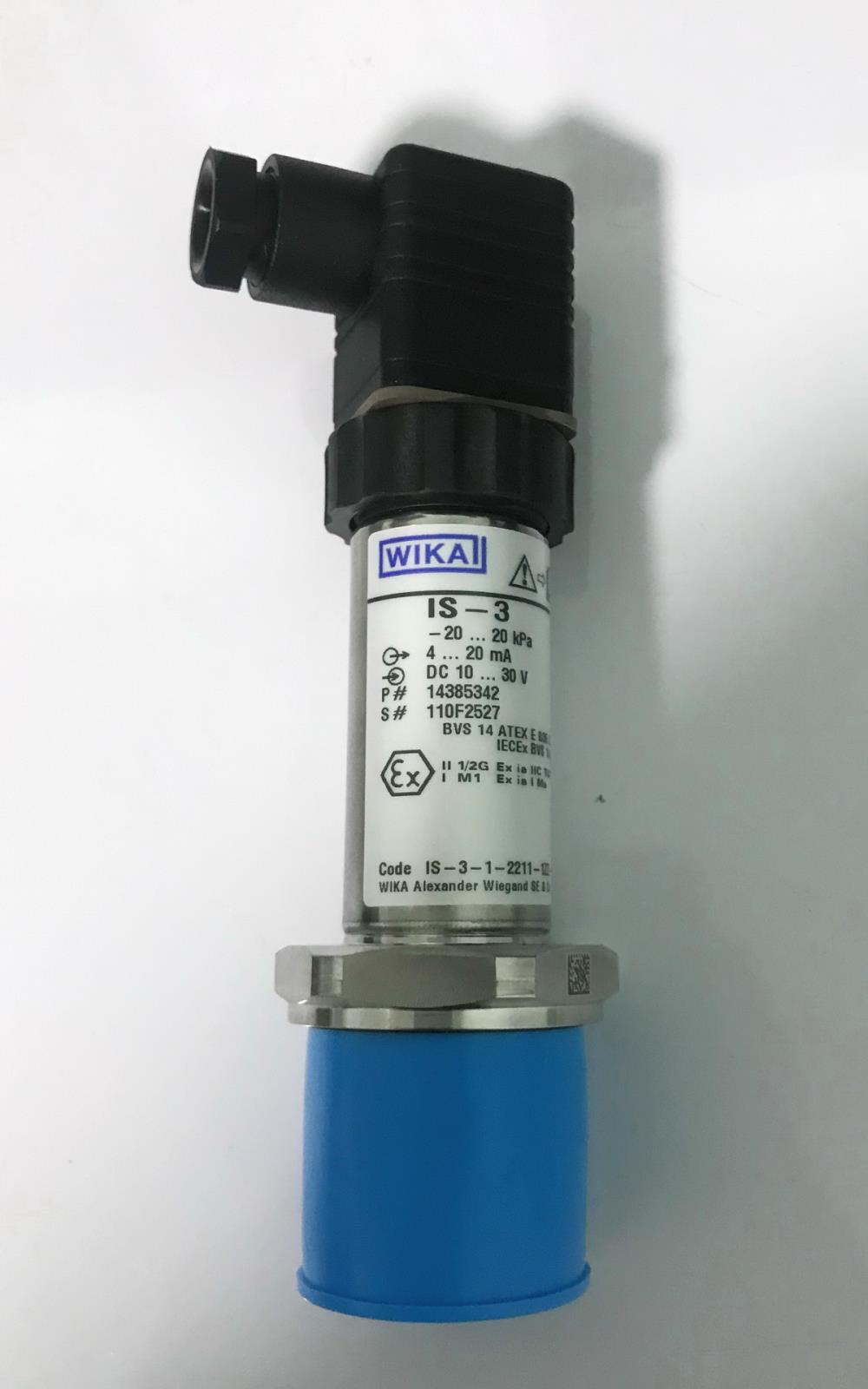 Wika IS-3 Pressure Transmitter,Pressure Transmitter , Wika ,  Pressure Sensor , Pressure Control , IS-3,Wika,Automation and Electronics/Electronic Components/Transmitters