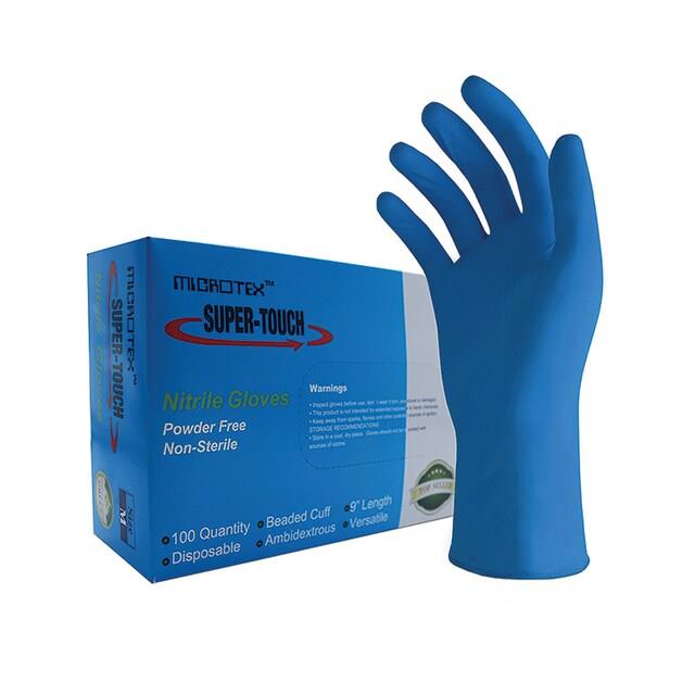 ถุงมือไนไตร สีฟ้า (Nitrile Gloves),ถุงมือไนไตร Nitrile Gloves,MICROTEX,Instruments and Controls/Laboratory Equipment