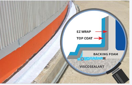 Viscotaq EZ Wrap วัสดุเทปกาวโพลีไพร์โพลีนที่มีความหยืดหยุ่นสูง สำหรับปิดรอยต่อ ยืดหยุ่นสูง