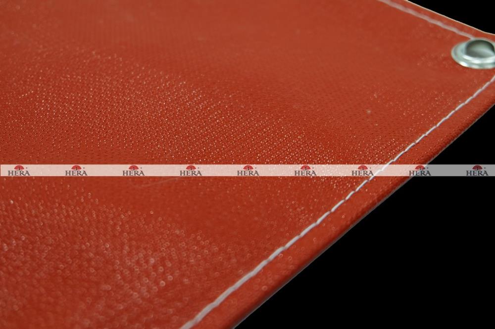 ผ้ากันไฟ ผ้าซิลิก้าเคลือบซิลิโคนสำหรับงานความร้อนสูง อุณภูมิสูงสุด 1,000 C ( Silicone coated Silica cloth )