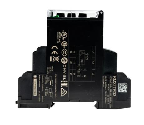 Schneider, RM22TR33, Electric Phase, Voltage Monitoring Relay With DPDT Contacts, 3 Phase,รีเลย์ควบคุม, control relay, phase monitoring relay, รีเลย์ตรวจสอบระดับ, รีเลย์ตรวจสอบ, Monitoring Relay, Relay, รีเลย์, RM22TR33, Schneider,Schneider,Electrical and Power Generation/Electrical Components/Relay
